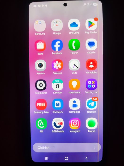 Samsung a 53 sotiladi 1 ml som kami bor ishlashi tiniq ekranda palasa