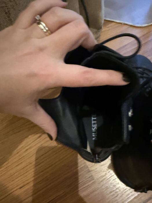 Ghete Musette piele 39