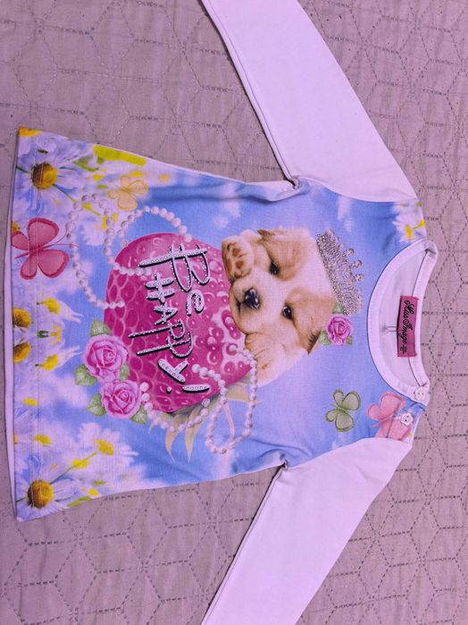 Нова блуза за момиче 80