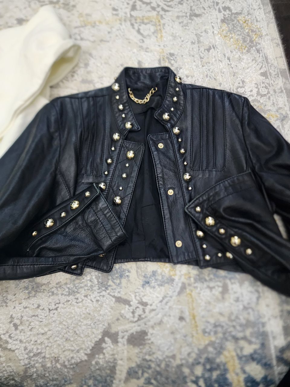 кожаная куртка Elisabetta Franchi