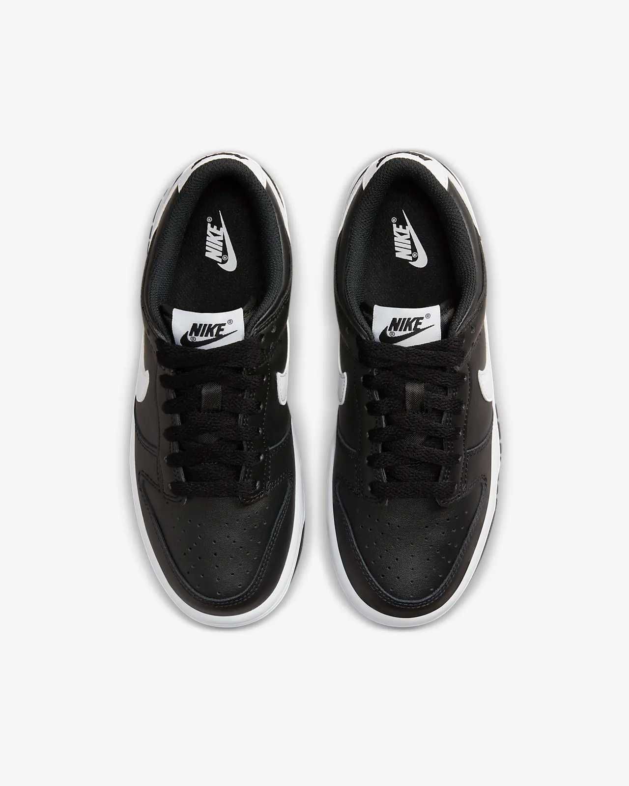 nike air dunk low black/white 39