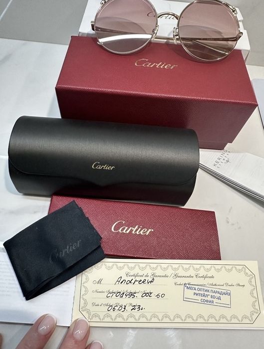 Cartier слънчеви очила