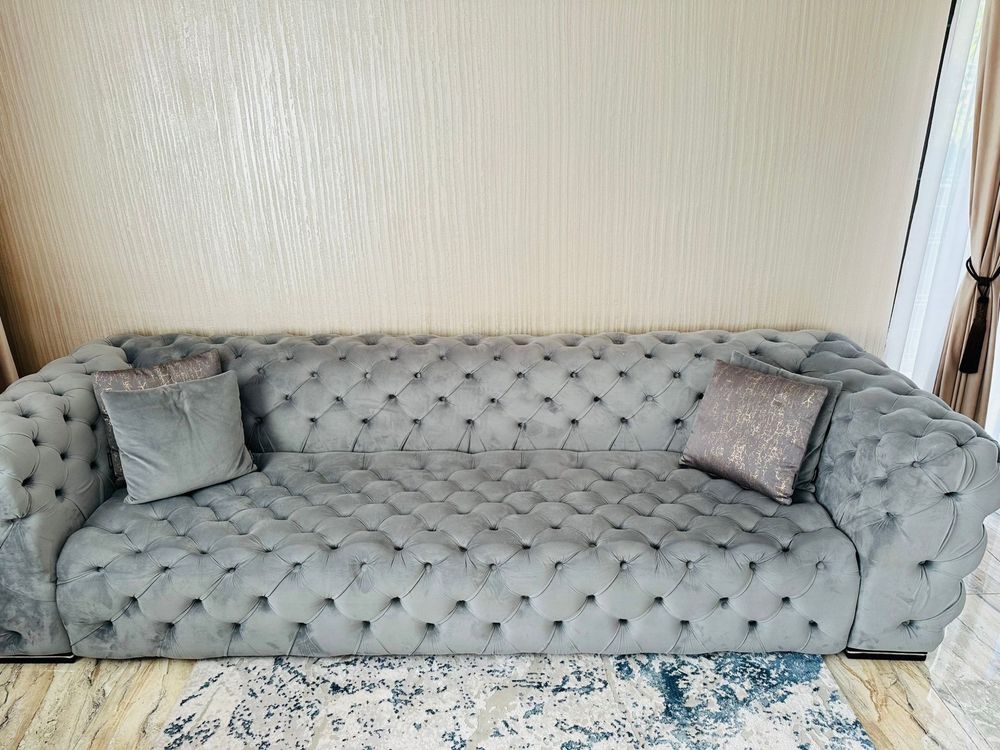 Canapea 2 bucati la pret de una divani & sofa ca Noii canapele