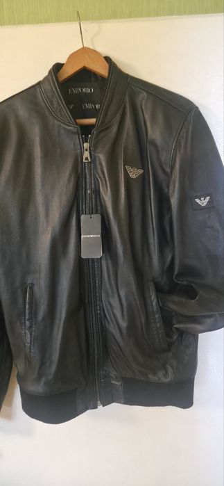 EMPORIO ARMANI-кожено яке.