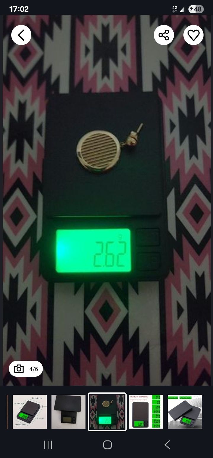 Cantar electronic pentru bijuterii - 1000 g/500 g