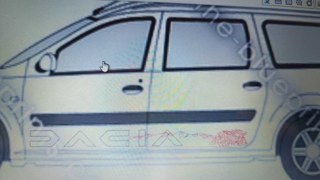 Set stickere laterale Dacia Logan/MCV/Sandero/Duster