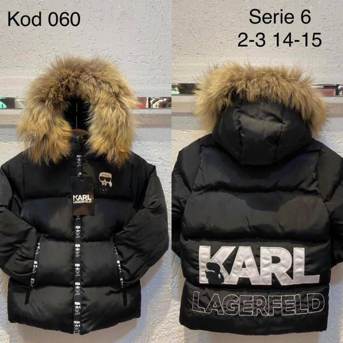 Geaca copii cu guler din blana naturala, foarte multe modele