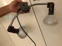 Mid century lampa foto studio design interior