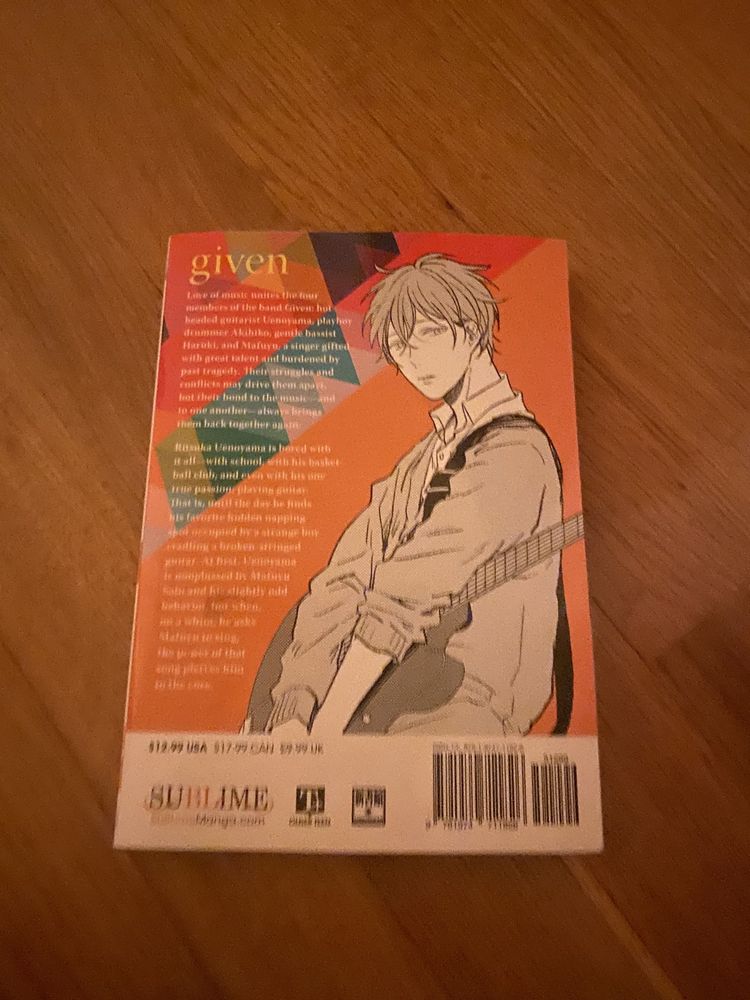 Carte Manga Given volumul 1