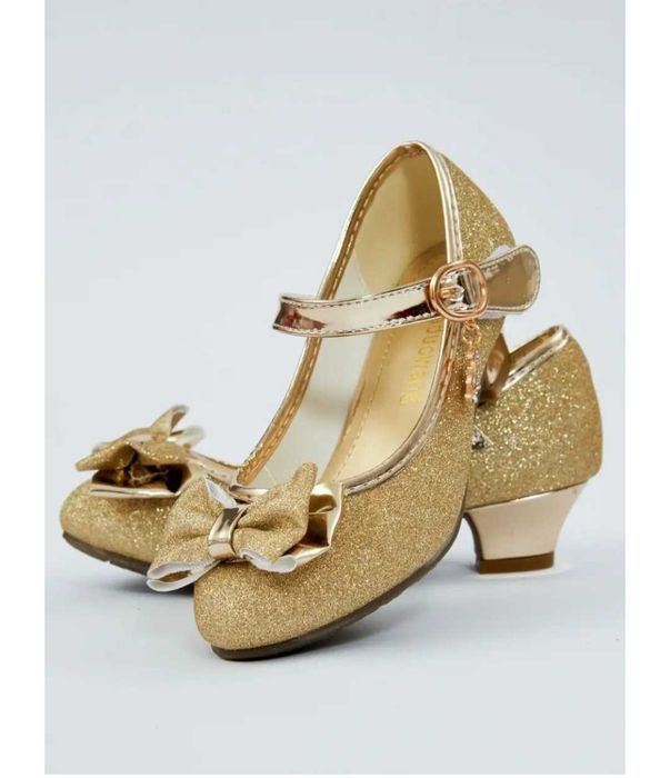 Туфли золотые, размер 28
