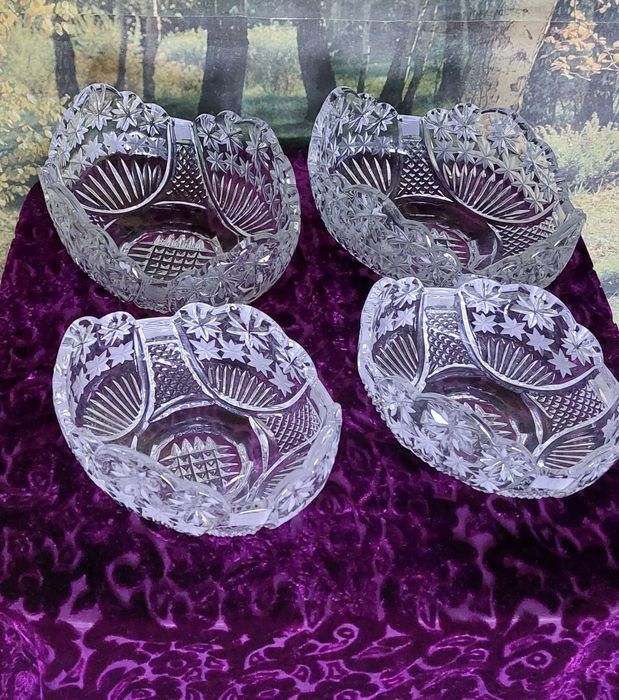 Салатницы хрустальные