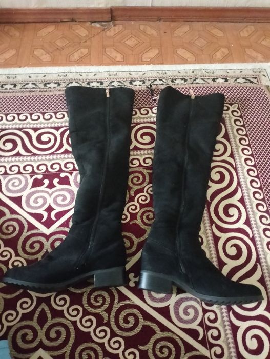 Сапоги замшевые зимние сезонный