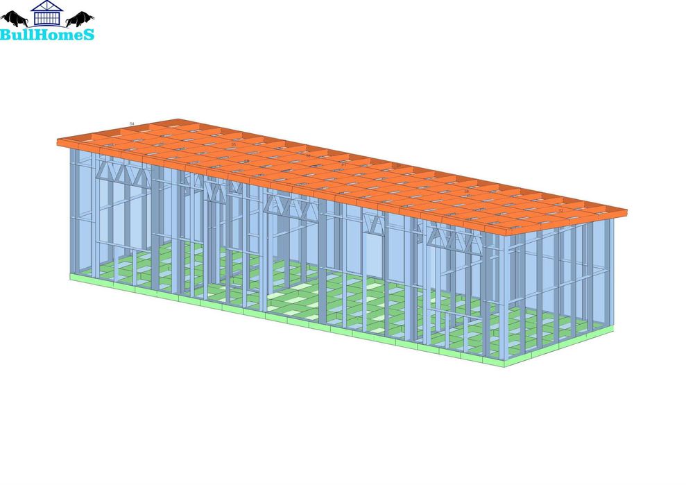 Къща,Бунгало,Преместваема къща,Сглобяеми къщи,Модулни,Жилищни-45м²