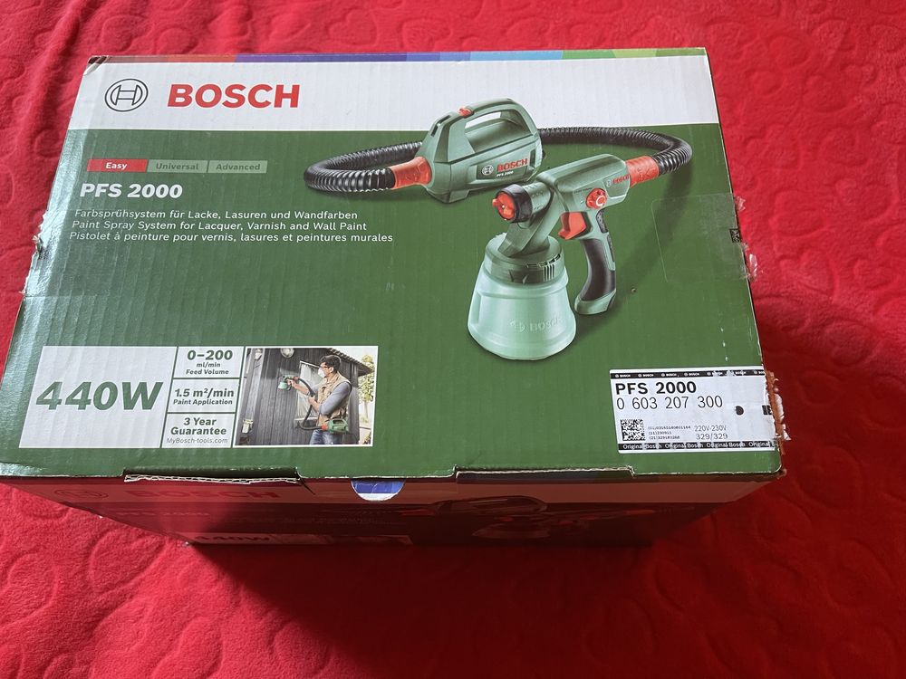 Bosch PFS 2000 НОВ Пистолет за боядисване
