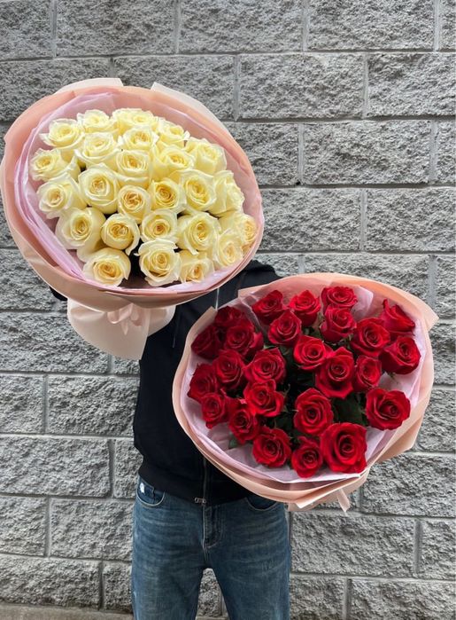 Розы Голландские, пионы, композиции, цветы букеты