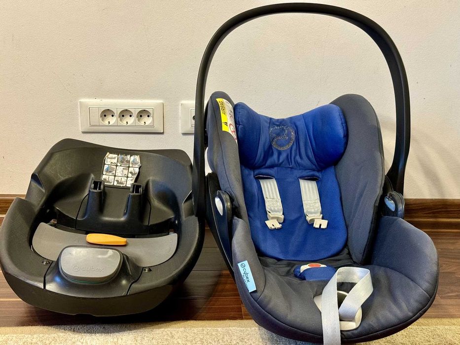 Cybex Scaun auto Cloud Q Platinum 0-13kg + bază Q-Fix