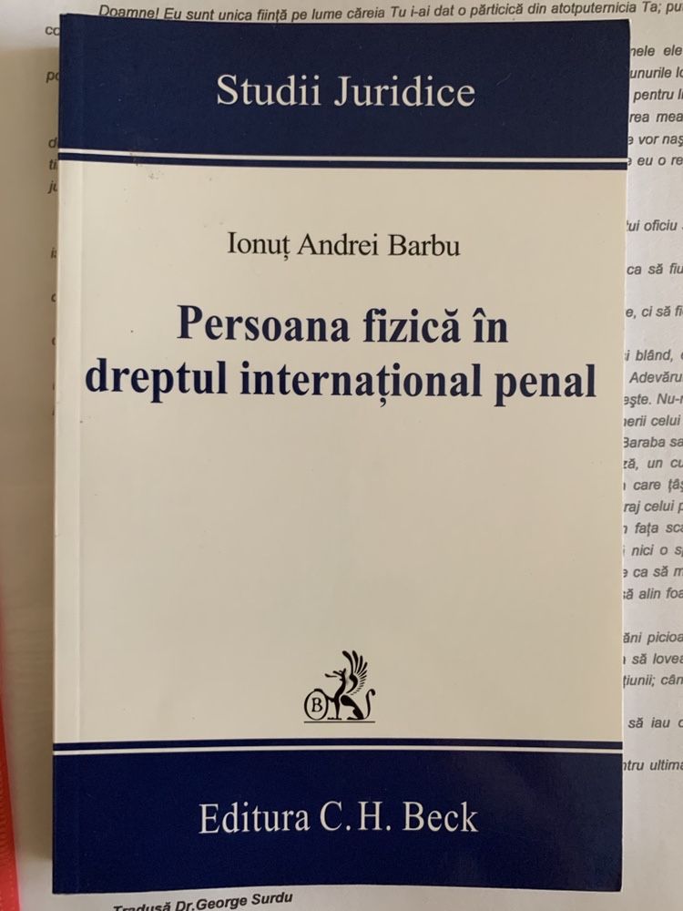 Persoana fizica in dreptul international penal, 2013