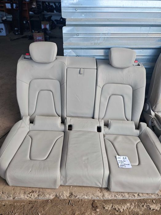 Сив Кожен салон Audi А5 8t с подлакътник 2 врати Н513