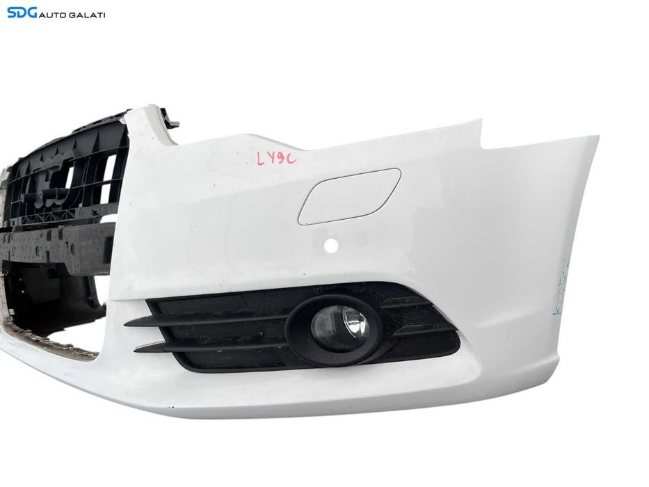 Bara Spoiler Fata FARA Grila cu Emblema cu Locas Senzori de Parcare si Spalatoare de Faruri Audi A6 C7 NFL Non Facelift 2011 - 2014 Culoare LY9C [K0782] [Depozit]