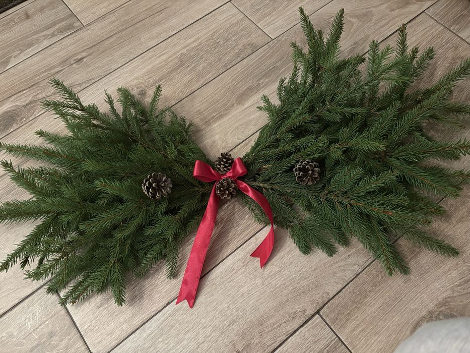 Brad natural decorat