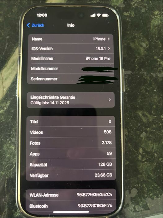 Iphone 16 pro 128gb