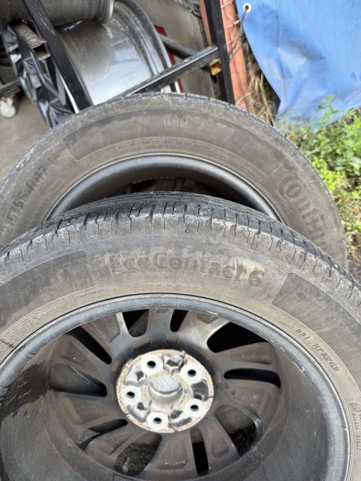 Jante 17 aliaj + anvelope de vara continental eco 6