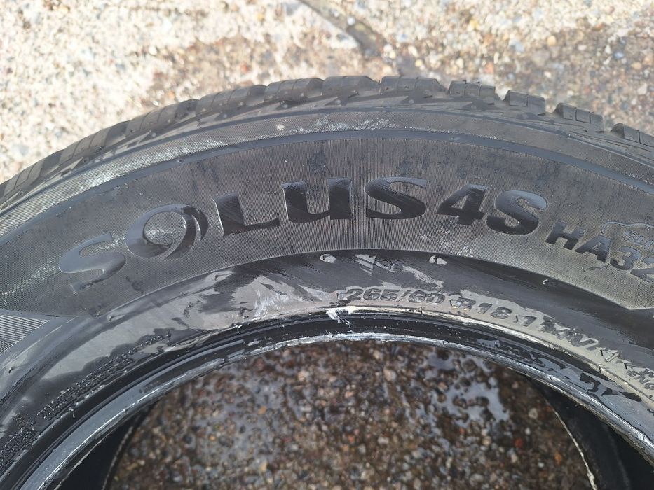 2 Броя Гуми Kumho Solus HA32 265/60 R18 114 V DOT 2322