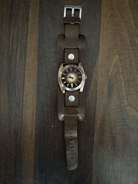 Vand ceas Fossil cu curea piele si Timex Ironman Triathlon