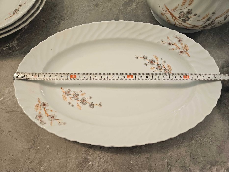 Ретро винтидж порцеланов сервиз „Китка“ – Нови пазар, България