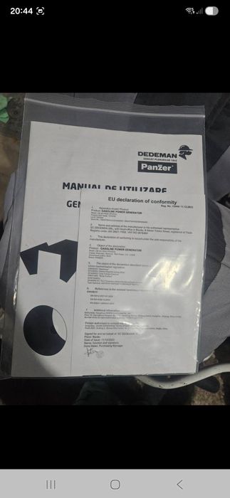 Generator portabil pe penzina