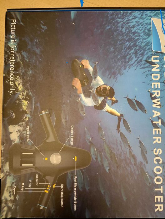 НОВ Подводен скутер за гмуркане, подводен риболов и за падъл двигател