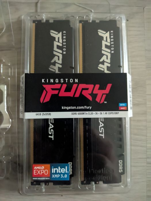 kit Ryzen 7 9800X3D B850 Nitro+ 64GB DDR5 6000 CL30