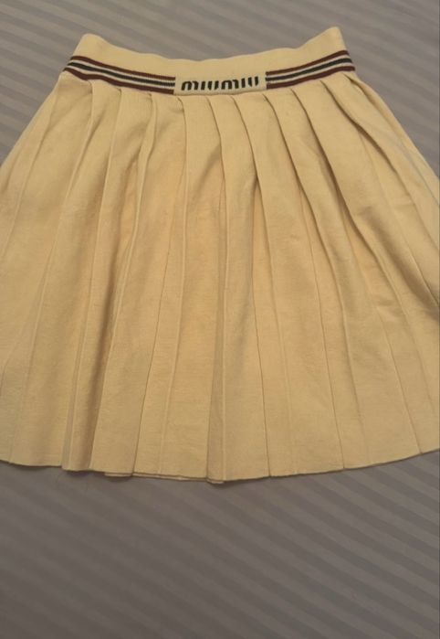 Fusta tricot miu miu