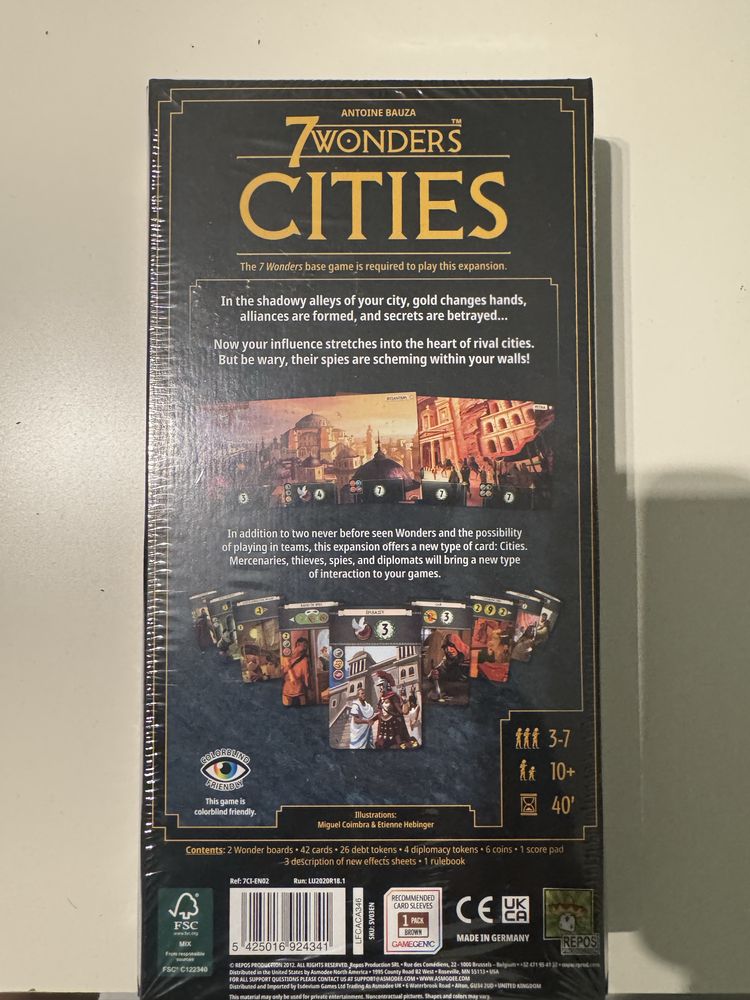 Настолна игра “7 wonder cities”