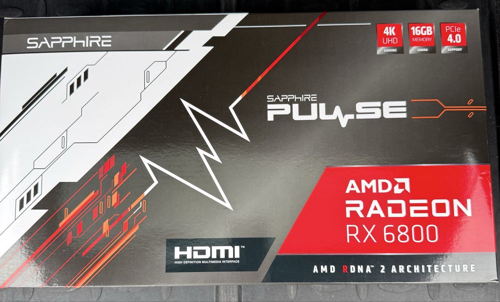 Видеокарта RX6800 16GB Sapphire Pulse Radeon