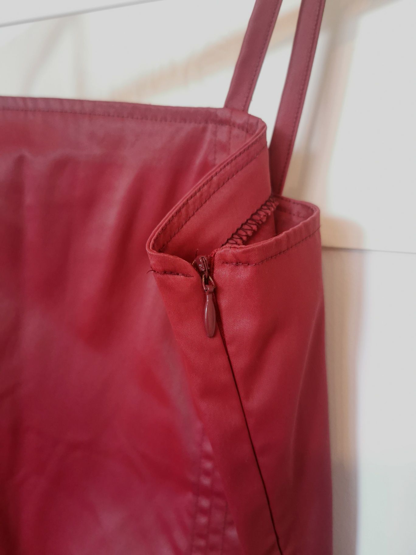 Top tip corset, wine red