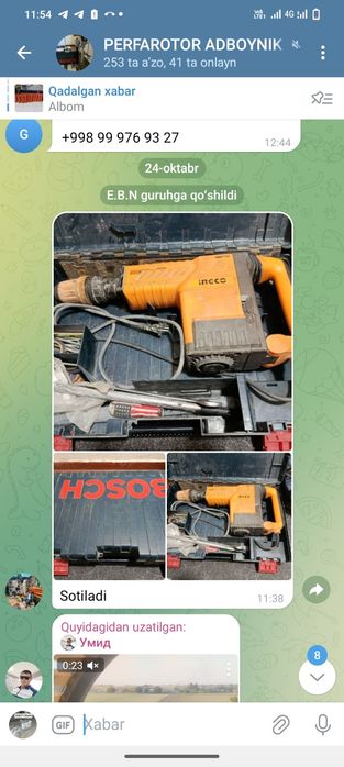 Beton buzish kesish teshish