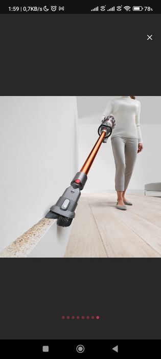 DYSON-V10-AbsoluteAspiratorVertical, 0.76l, original, in garantie.