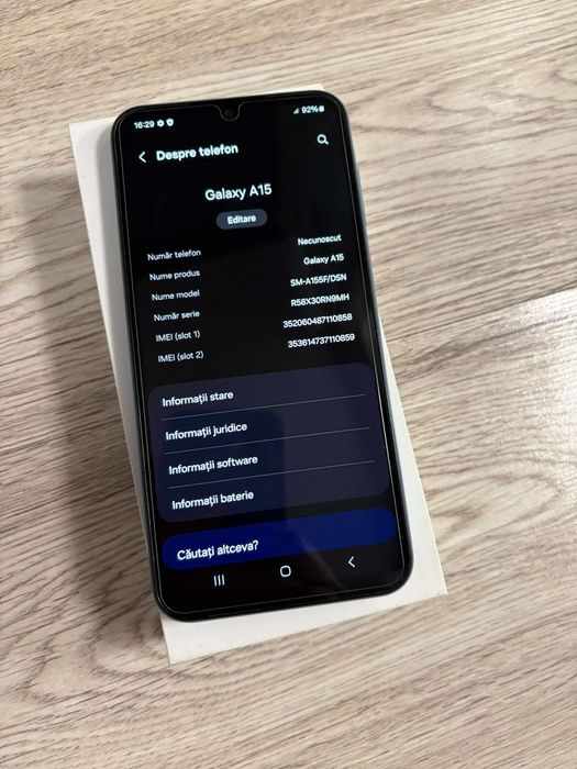 Vand Sau Schimb Samsung Galaxy A15 Blue 128Gb Dual Sim