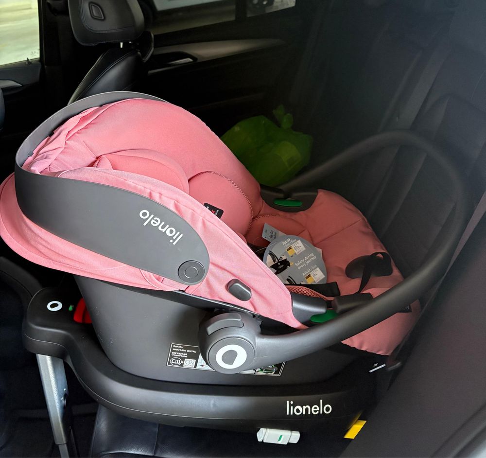 Scoica Lionelo Astrid isofix i-size 0-13kg Pink