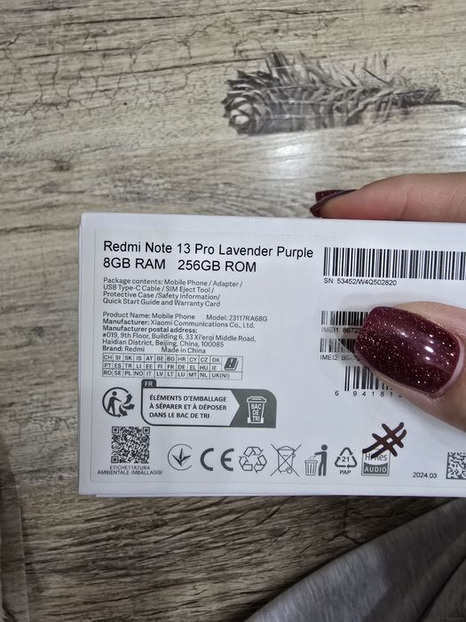 Redmi note 13 pro, 8/256 GB