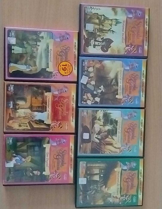 Simsala Grimm - Povești - colecție 7 DVD-uri dublate în limba română