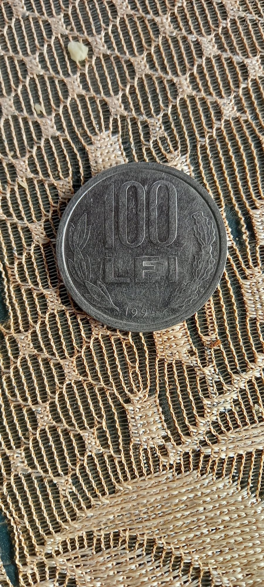 Moneda 100 lei cu Mihai Viteazul