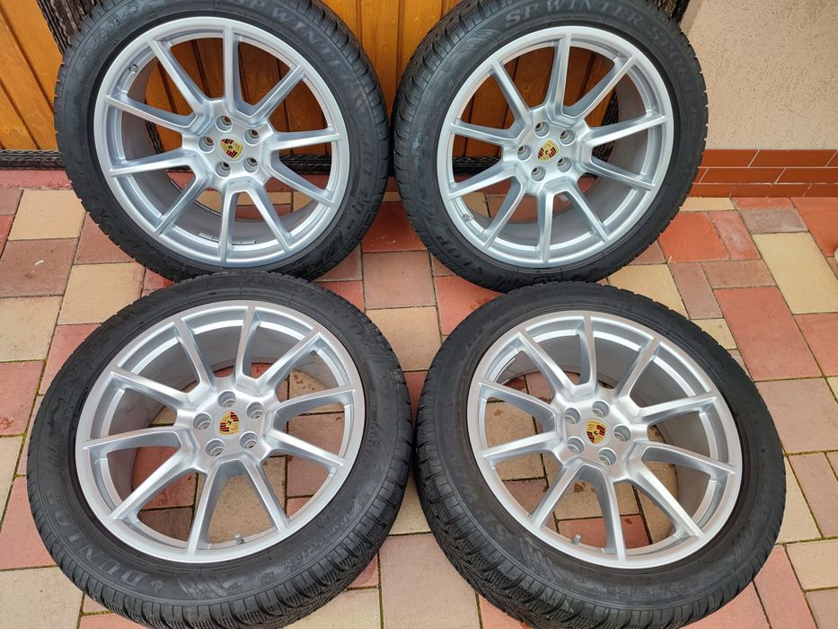 Jante originale Porsche Maccan 2 lățimi 295 40/265 45R20 iarnă Dunlop