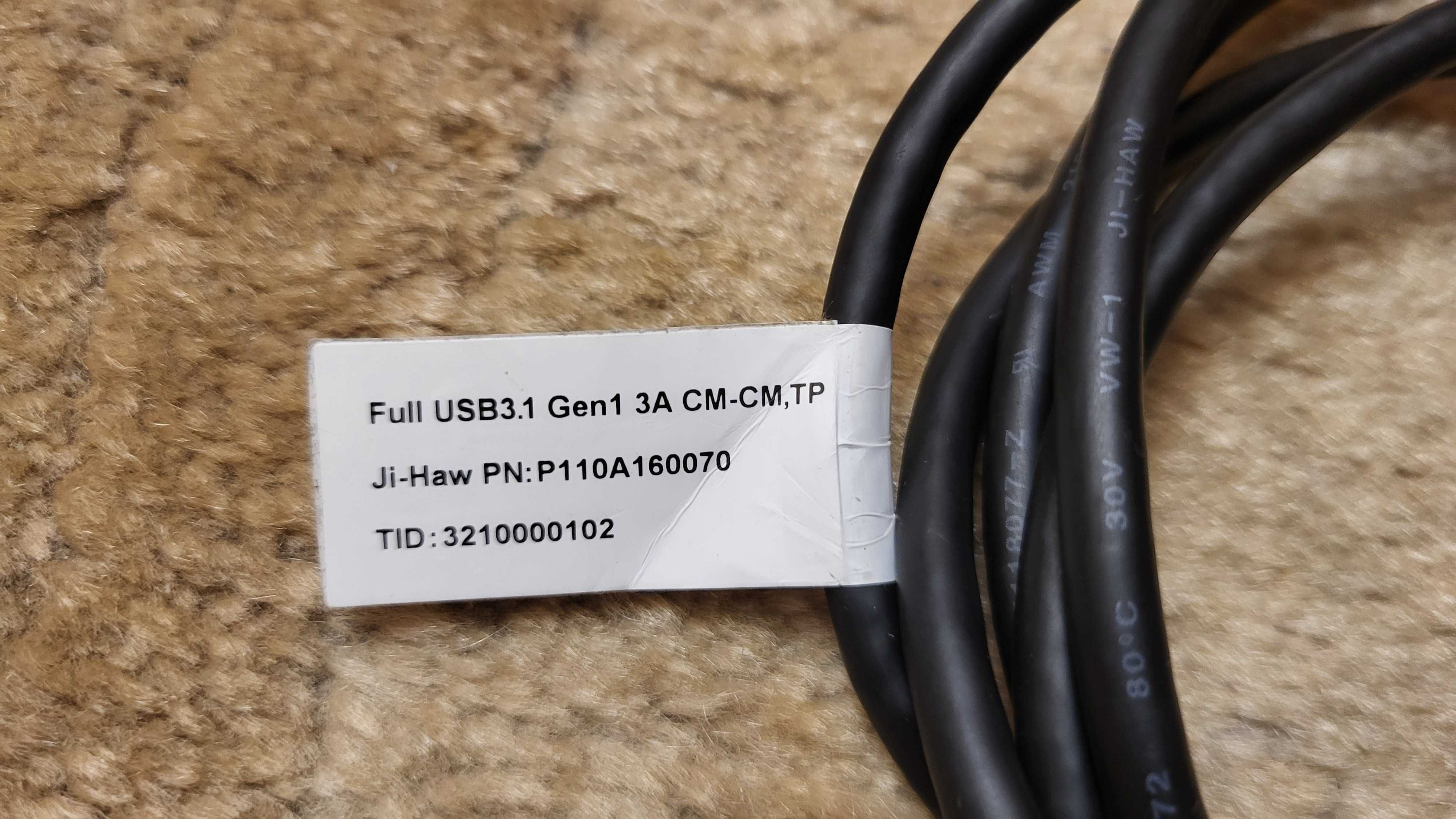 CABLU Usb3.1  C cu USB C Gen1 3A  Ca nou lungime 1.5m fuctional