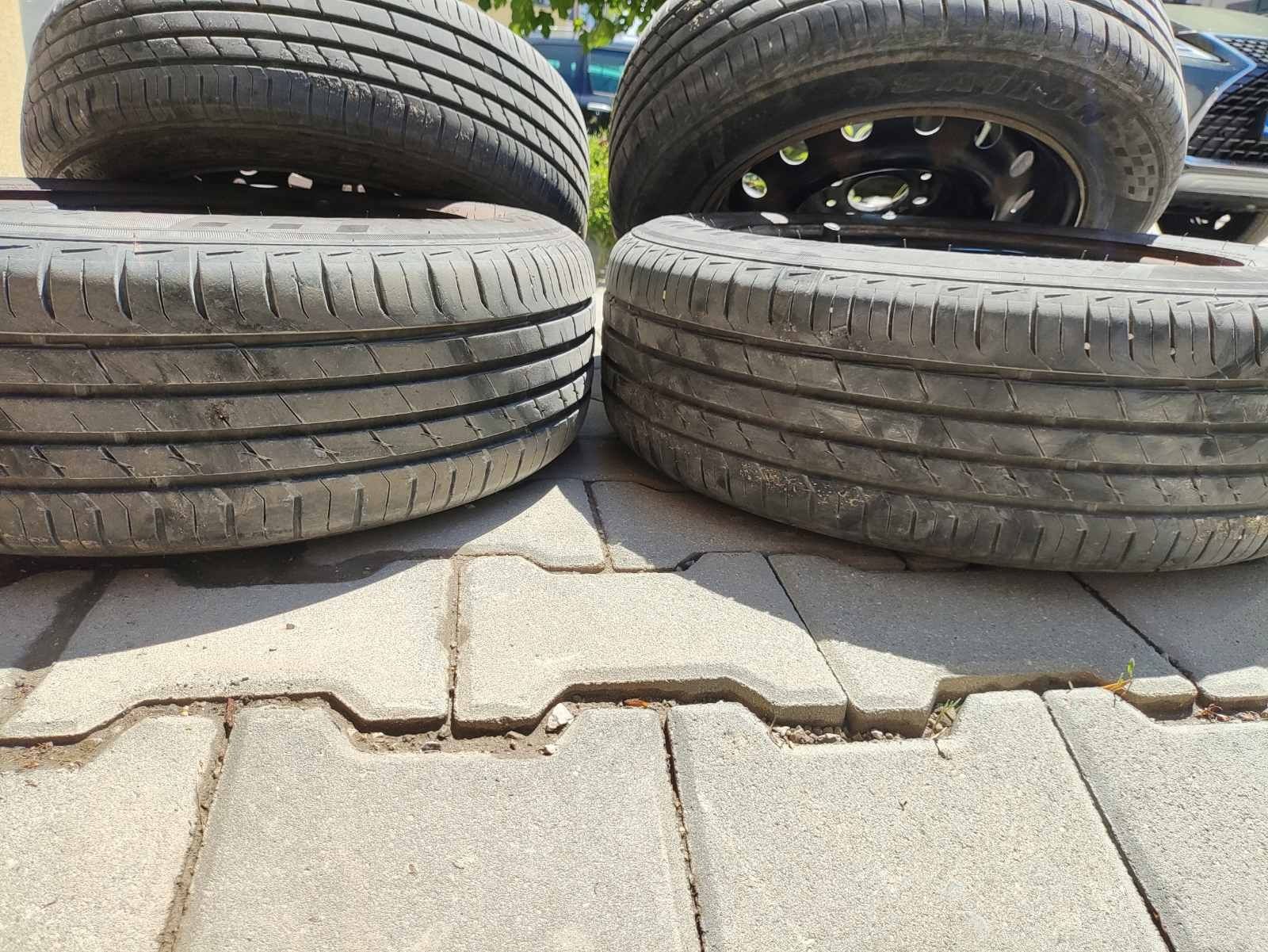 4бр. джанти 4x108 с гуми 185/65r15 DOT 2019