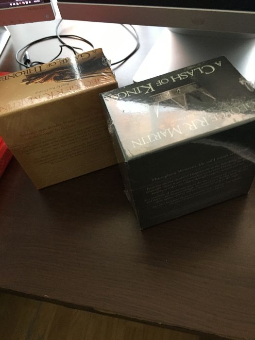 58 cd-uri game of thrones sigilate, originale, book audio