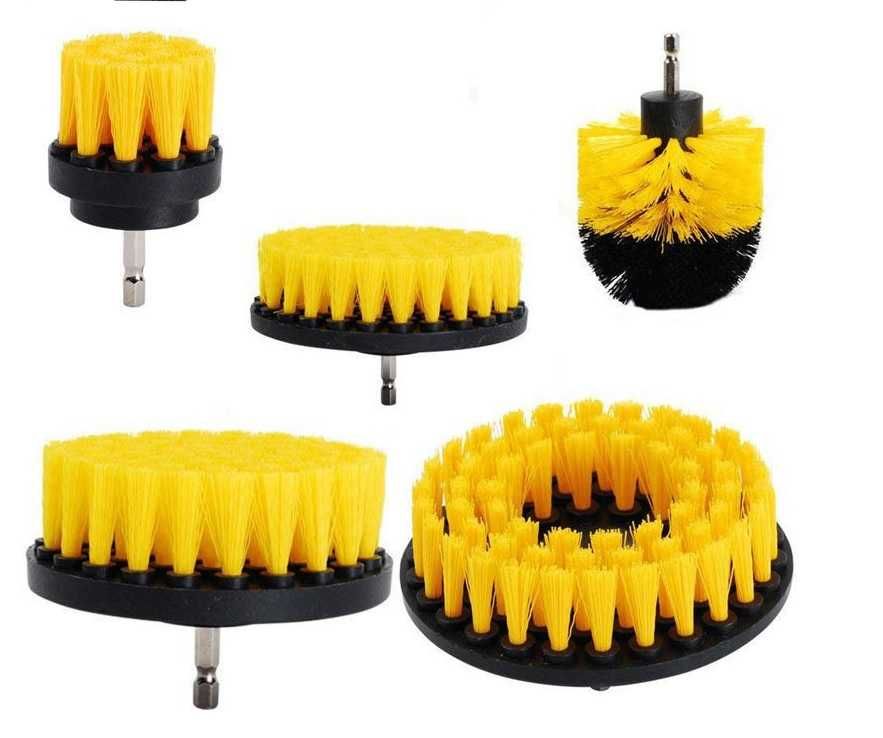 Set 3 perii rotative cu adaptor