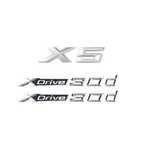 Set embleme BMW X5 xdrive 30d / Stema Sigla Emblema Sticker Scris