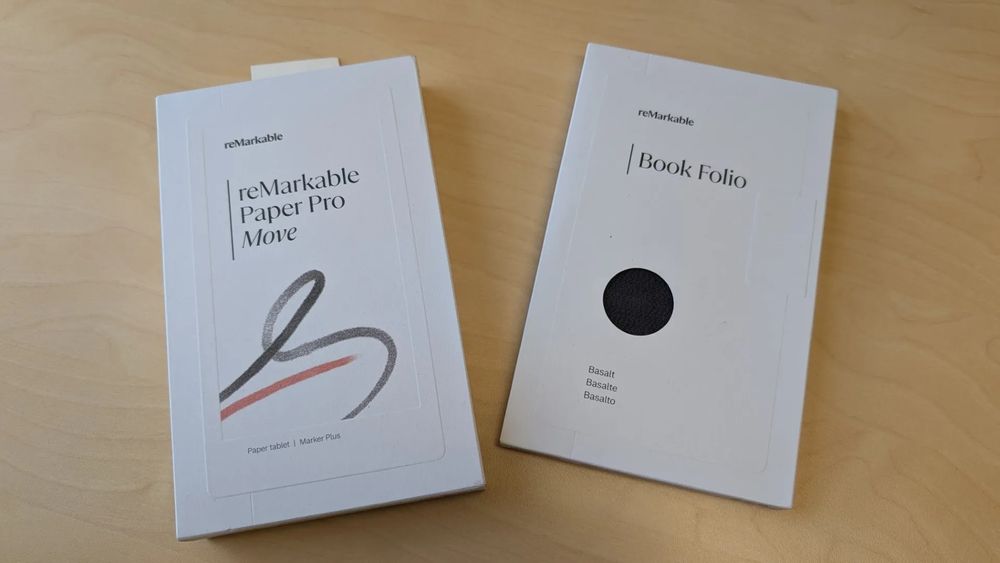 Remarkable Paper Pro Move + Book Folio